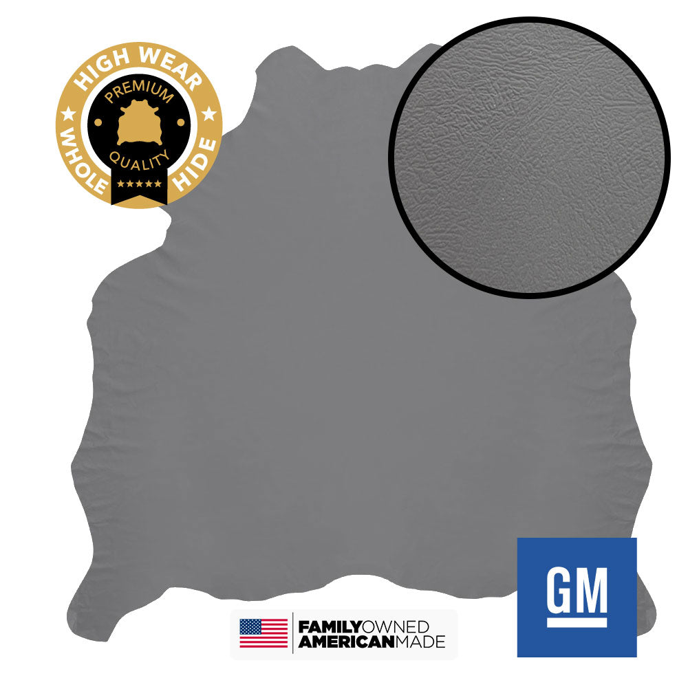 1 Hide of Medium Dark Pewter Monticello OEM Leather GM 2003-2006 Chevy/GMC Tahoe Suburban Silverado (1 Hide Pack - $10/Sqft)