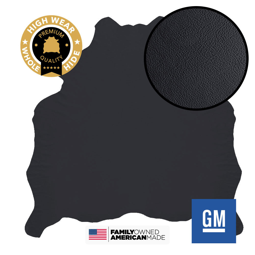 1 Hide of Ebony (Black) Sandstone (Corinthian) Original Factory Leather GM 2007-2014 Chevy Silverado Tahoe Suburban Avalanche ($10.00/Sqft)