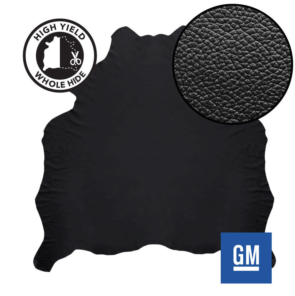 Whole Hide Black Leather - GM (General Motors) Automotive - Meridian Furniture Upholstery