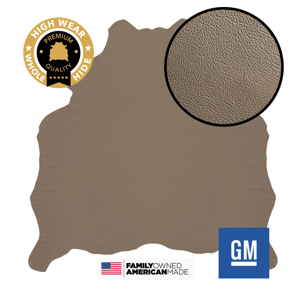 1 Hide of Medium Neutral (Grey) Sandstone (Corinthian) OEM Leather GM 99-02 Chevy Silverado ($10.00/SqFt)