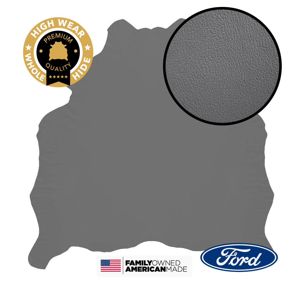 1 Hide of Medium Flint G Grain Leather Ford 1999-2002 Ford F250, F350 Super Duty XL Work Truck ($10.00/Sqft)