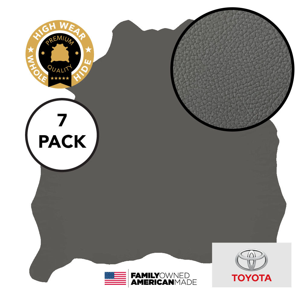 7 Hide Pack of Graphite Coachman (Verona) Leather Toyota 2009 Tundra