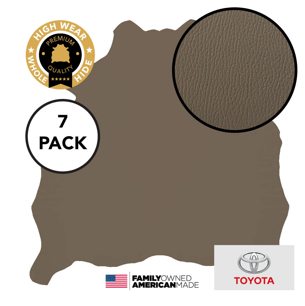 7 Hide Pack of Sand Beige Coachman (Verona) Leather Toyota 2009 Tundra