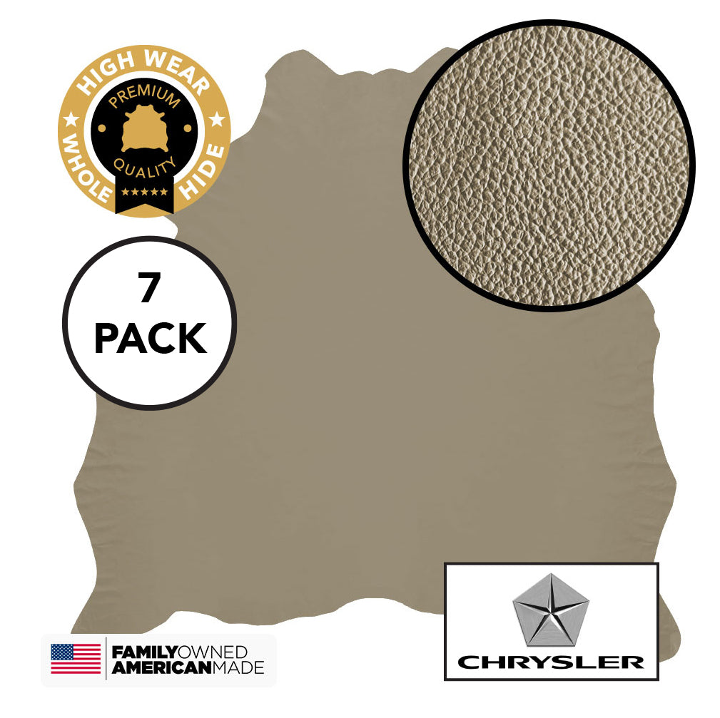 7 Hide Pack of Frost Beige Meridian Original Factory Leather Match Jeep Grand Cherokee