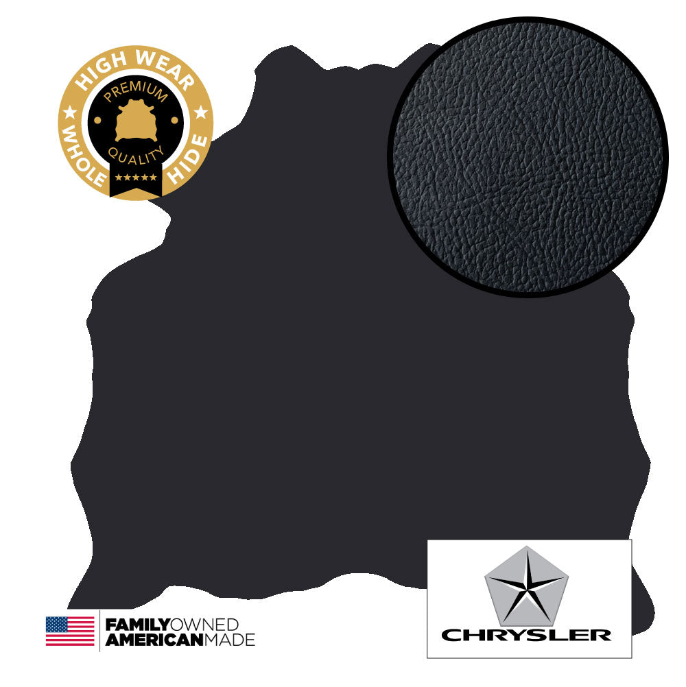 1 Hide of Dark Slate Mckinley Leather 2007 Chrysler ($10.00/SqFt)