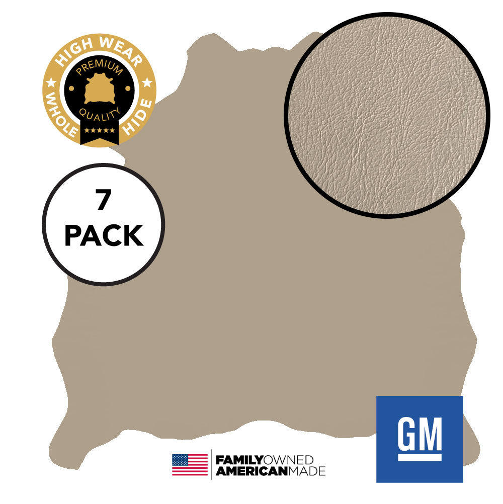 7 Hide Pack of Very Light Cashmere Corinthian Leather 2007 GM