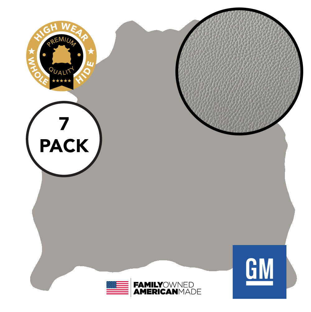 7 Hide Pack of Light Titanium Meridian Leather 2007 GM