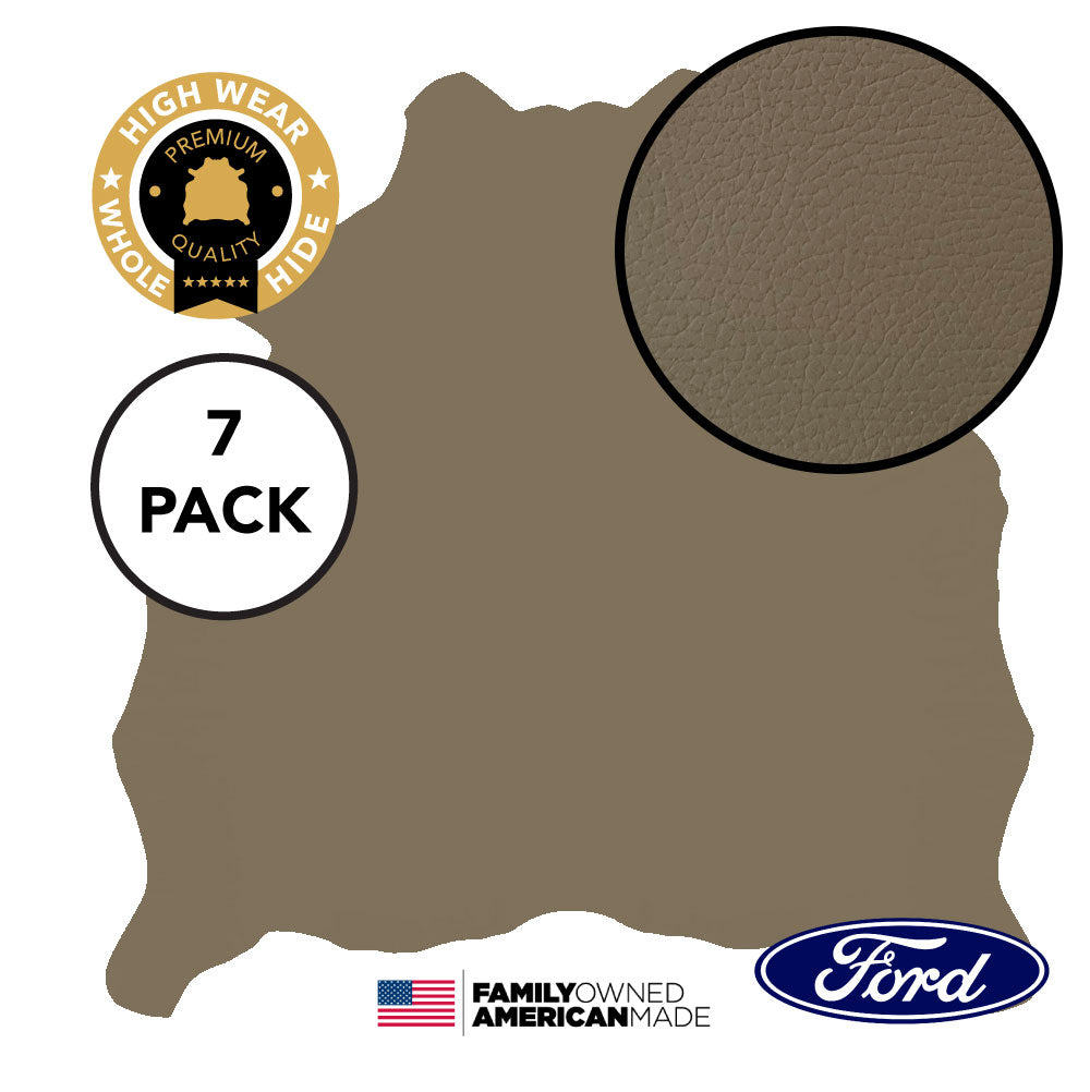 7 Hide Pack of Medium Camel Verona Leather 2009 Ford