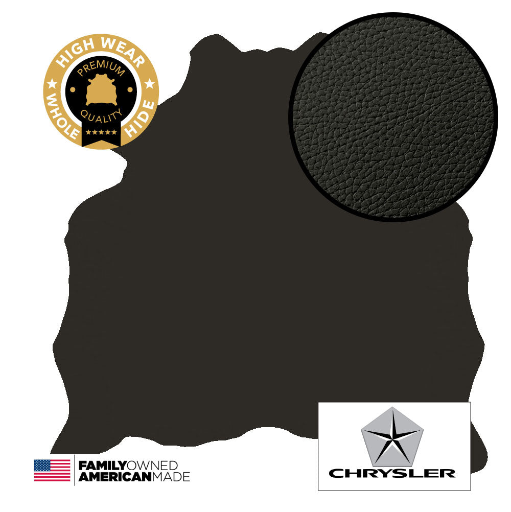1 Hide of Black Bristol Leather 2013 Chrysler ($10.00/SqFt)