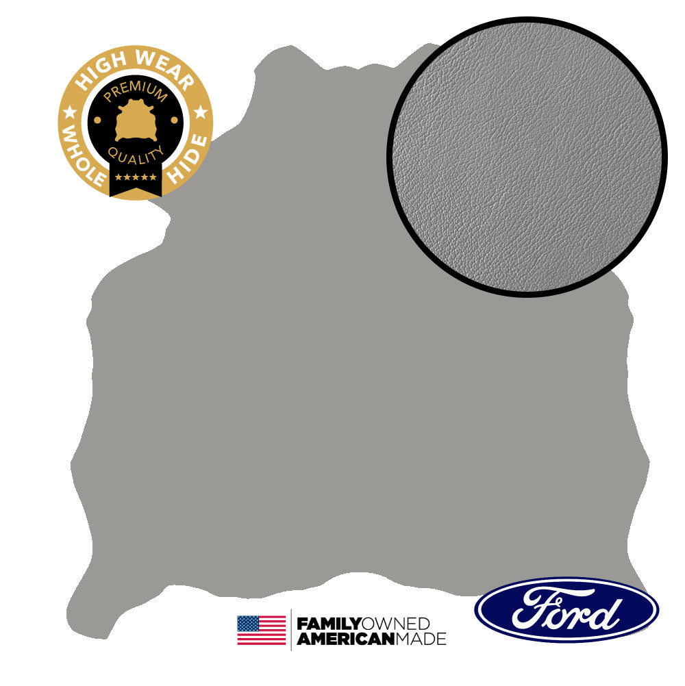 1 Hide of Medium Graphite G-Grain Leather Ford 2001 ($10.00/SqFt)