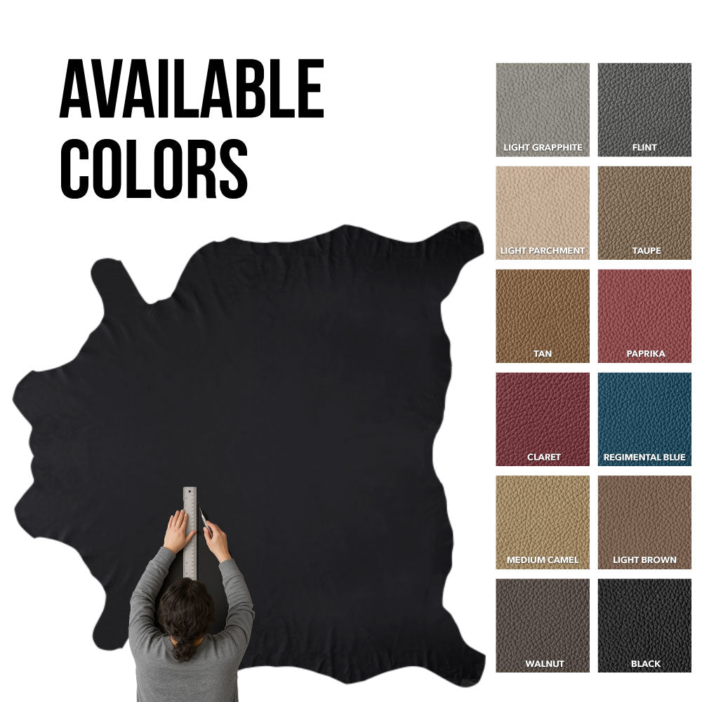 Whole Hide Black Leather - GM (General Motors) Automotive - Meridian Furniture Upholstery