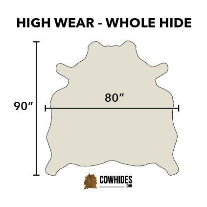 1 Hide of Charcoal Black Milled Pebble Original Factory Leather Ford Lariat F-150, F-250, F-350 ($10.00Sqft)