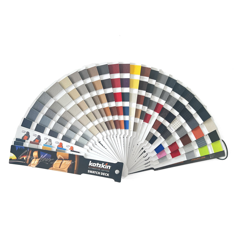Katzkin Collection Sample Swatch Book - 1 Side