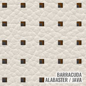 Katzkin Barracuda Perf - Barracuda Alabaster/Java (1 Panel Pack - $30/Sqft)