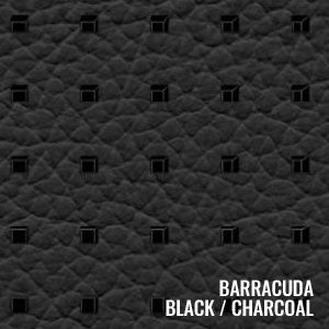 Katzkin Barracuda Perf - Barracuda Black / Charcoal (1 Panel Pack - $30/Sqft)