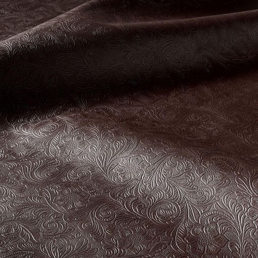 Katzkin Outlaw Tooled Leather - Outlaw Brown (matches Coffee) (1 Panel Pack - $30/Sqft)