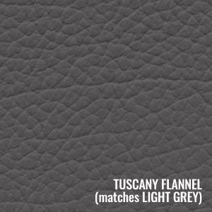 Katzkin Tuscany Fine Automotive Leather - Flannel (matches Lt. Grey)