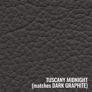 Katzkin Tuscany Fine Automotive Leather - Midnight (matches Dark Graphite)