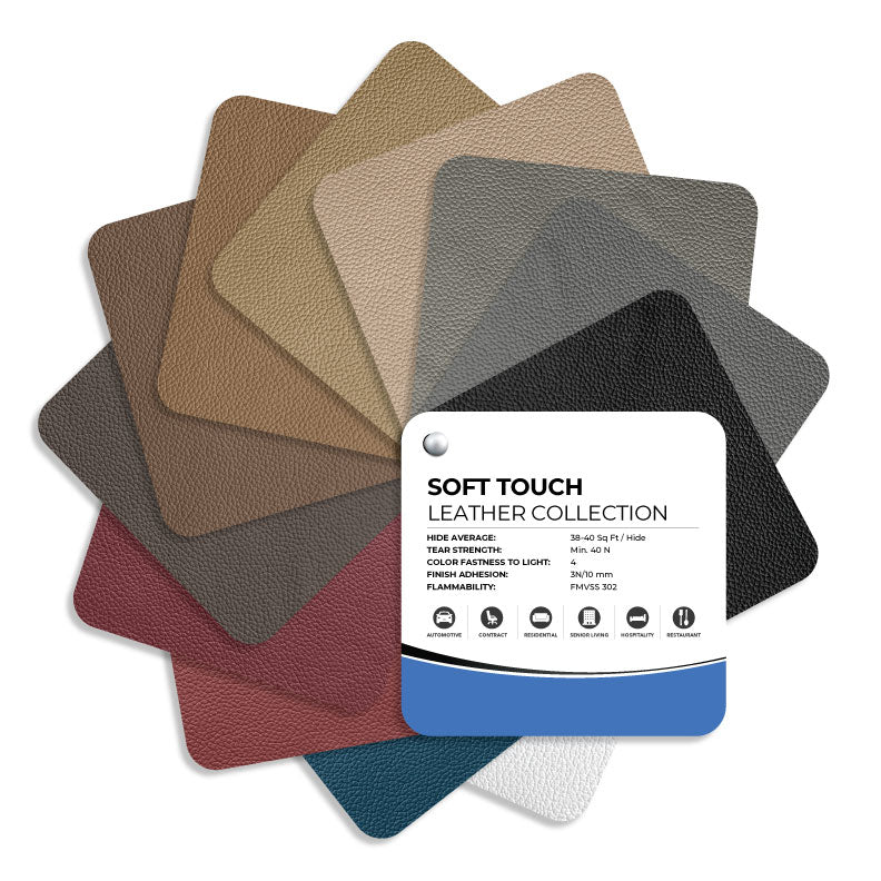 Grade One - Soft Touch Leather Collection Sample Swatch Book