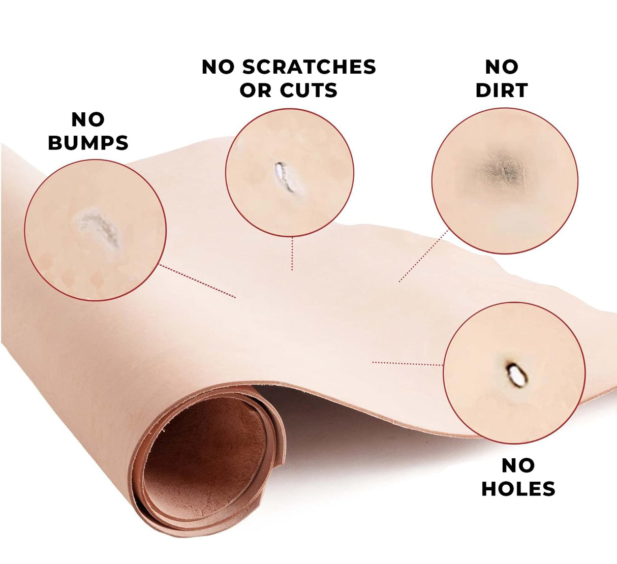 Vegetable Tanned Leather Side - For Tooling / Carving (2.8 - 3.2mm)