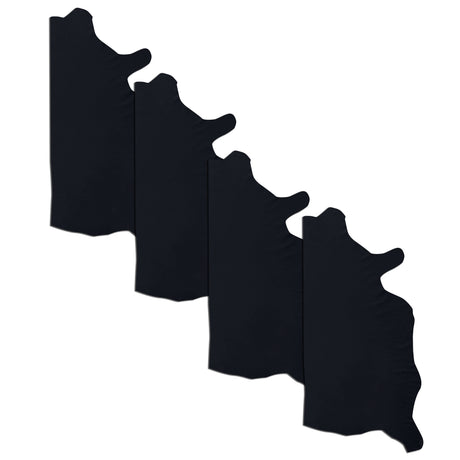 Black Perforated Full Side Black Leather - Automotive - Meridian Furniture Upholstery