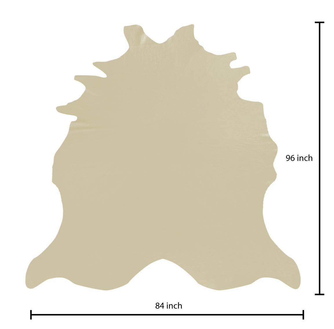 Bone Natural Pebble – American Breed Skin Leather Pack of 225sqft ($8/sqft x 4 Wholehides x 56sqft each)