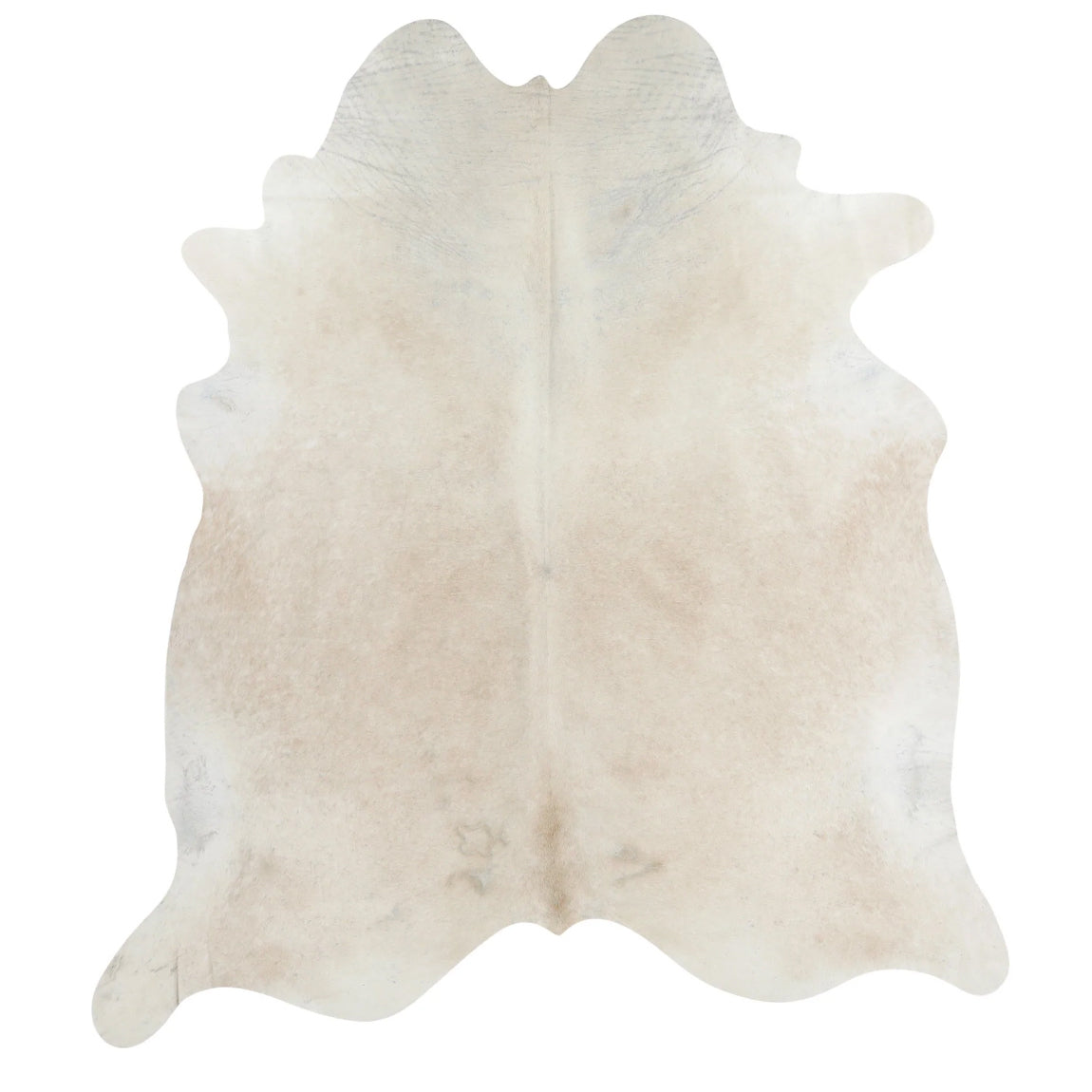 Ivory Off White Pearl Cow Hair Rug