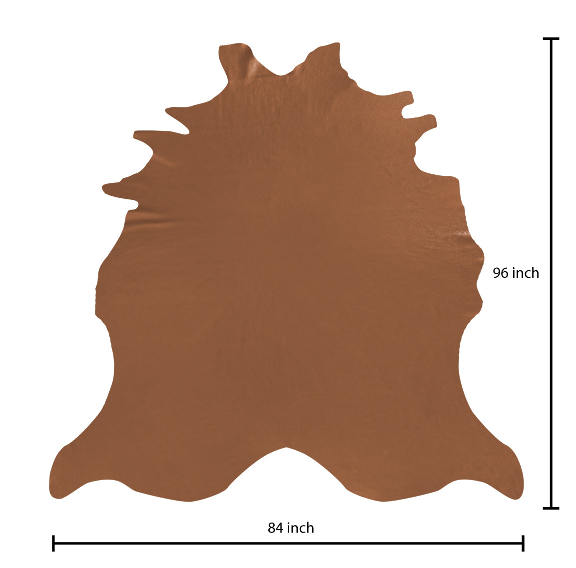 Oak Tan Natural Pebble – American Breed Skin Leather Pack of 225sqft ($8/sqft x 4 Wholehides x 56sqft each)