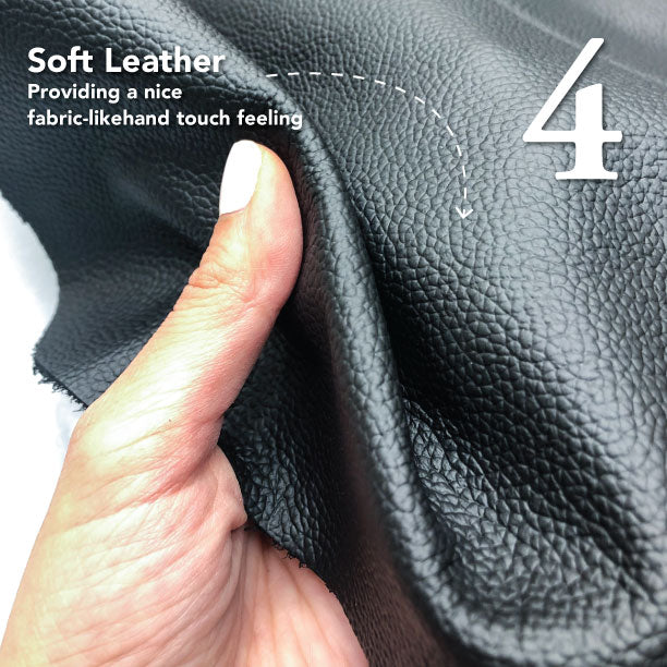 Whole Hide Black Leather - GM (General Motors) Automotive - Meridian Furniture Upholstery