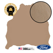 Cargar imagen en el visor de la galería, Adobe Tan (Beige) in Milled Pebble Texture - Original Factory Leather Matches Ford F150 XTR ($6.99/Sqft)

