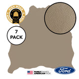 7 Hide Pack of Camel (Beige) Verona Original Factory Leather 2015-2020 Ford F-150 XLT