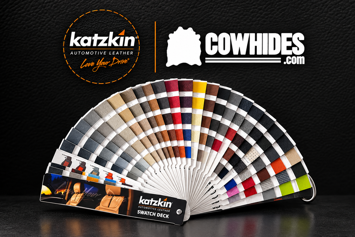 Katzkin Leather Collection Sample Fan Deck Swatch Book