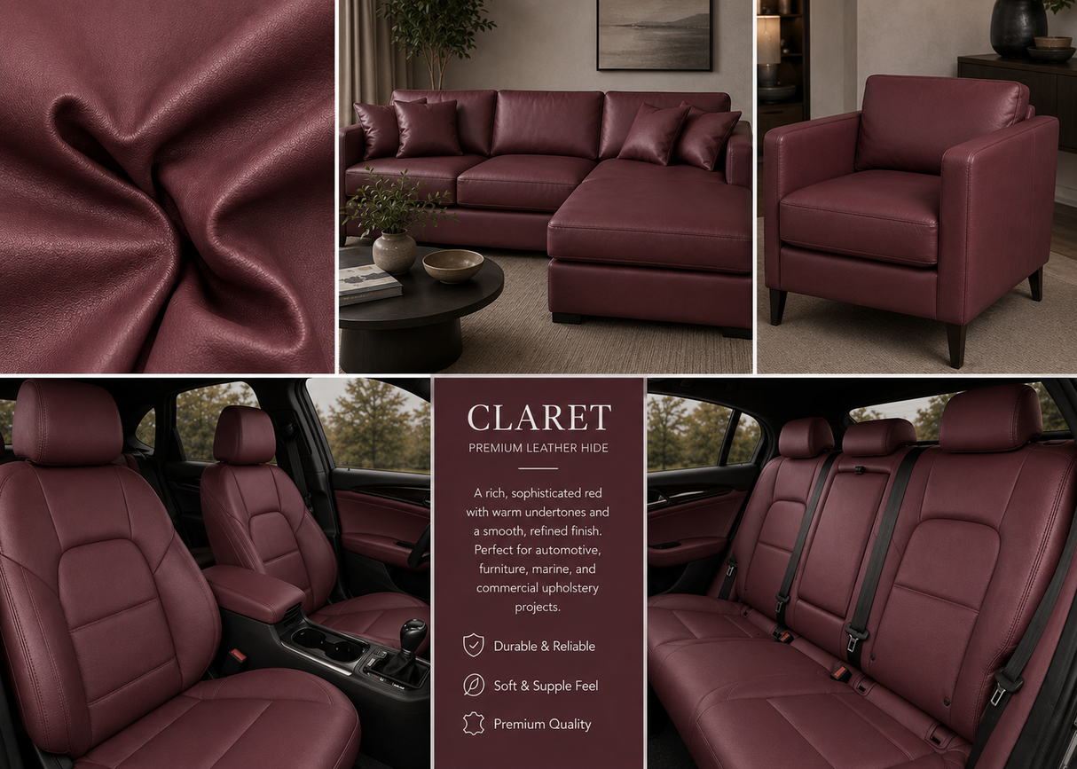 Grade One - Soft Leather Whole Hide - GM (General Motors) Automotive - Meridian Furniture Upholstery