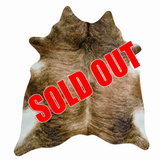 Exotic Brown Cow Hair Rug