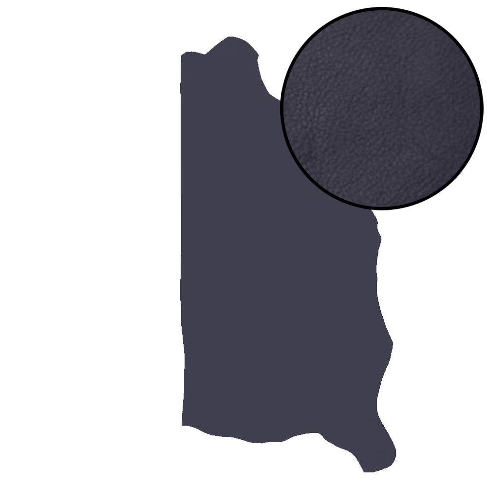 Dark Blue Soft & Slick Side Leather