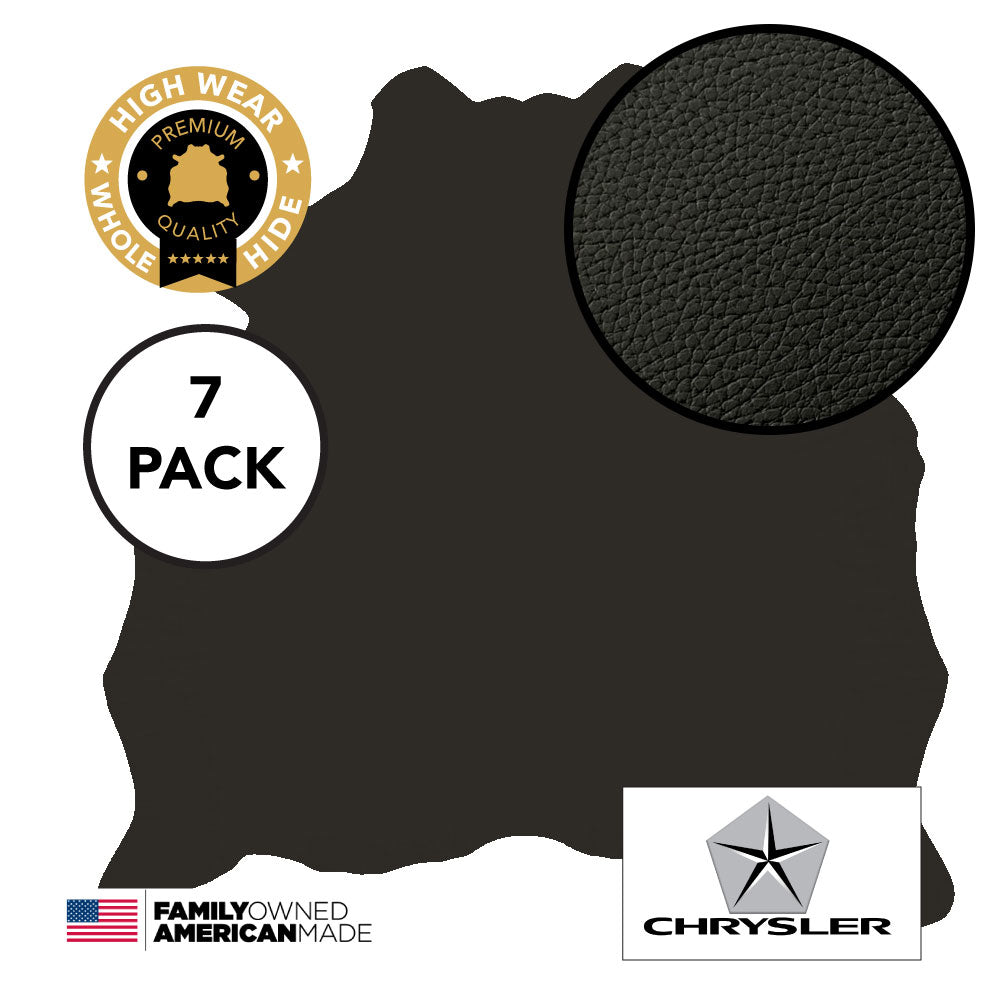 7 Hide Pack of Black Bristol Leather 2013 Chrysler