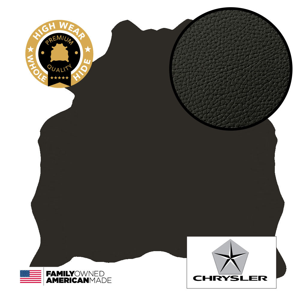 1 Hide of Black Bristol Leather 2013 Chrysler ($6.99/SqFt)