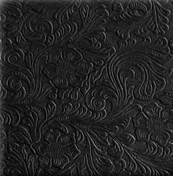 Katzkin Outlaw Tooled Leather - Outlaw Black (matches black) (1 Panel Pack - $30/Sqft)