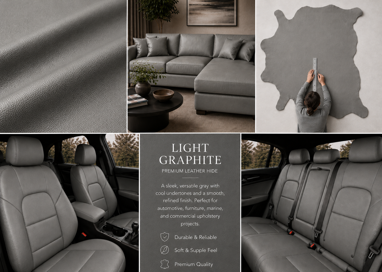 Grade One - Soft Leather Whole Hide - GM (General Motors) Automotive - Meridian Furniture Upholstery