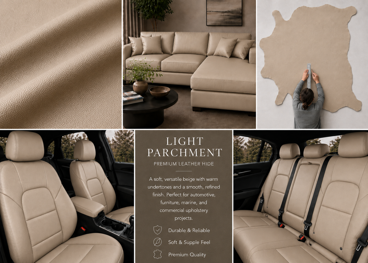 Grade One - Soft Leather Whole Hide - GM (General Motors) Automotive - Meridian Furniture Upholstery