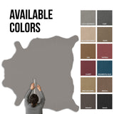 Grade One - Soft Leather Whole Hide - Light Graphite ($3.50/Sqft)