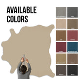 Grade One - Soft Leather Whole Hide - Light Parchment ($3.50/Sqft)