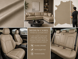 Grade One - Soft Leather Whole Hide - Medium Camel ($3.50/Sqft)