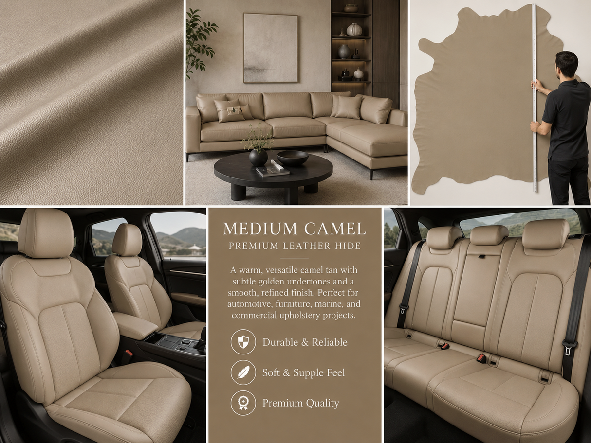 Grade One - Soft Leather Whole Hide - GM (General Motors) Automotive - Meridian Furniture Upholstery