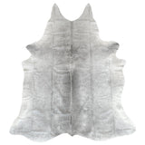 Salt & Pepper Black Cow Hair Rug