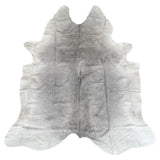 Salt & Pepper Black Cow Hair Rug