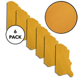 Gold Soft & Slick Side Leather Pack of 125sqft ($5/Sqft x 6 sides x 20sqft each side)
