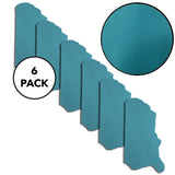 Turquoise Soft & Slick Side Leather Pack of 125sqft ($5/Sqft x 6 sides x 20sqft each side)