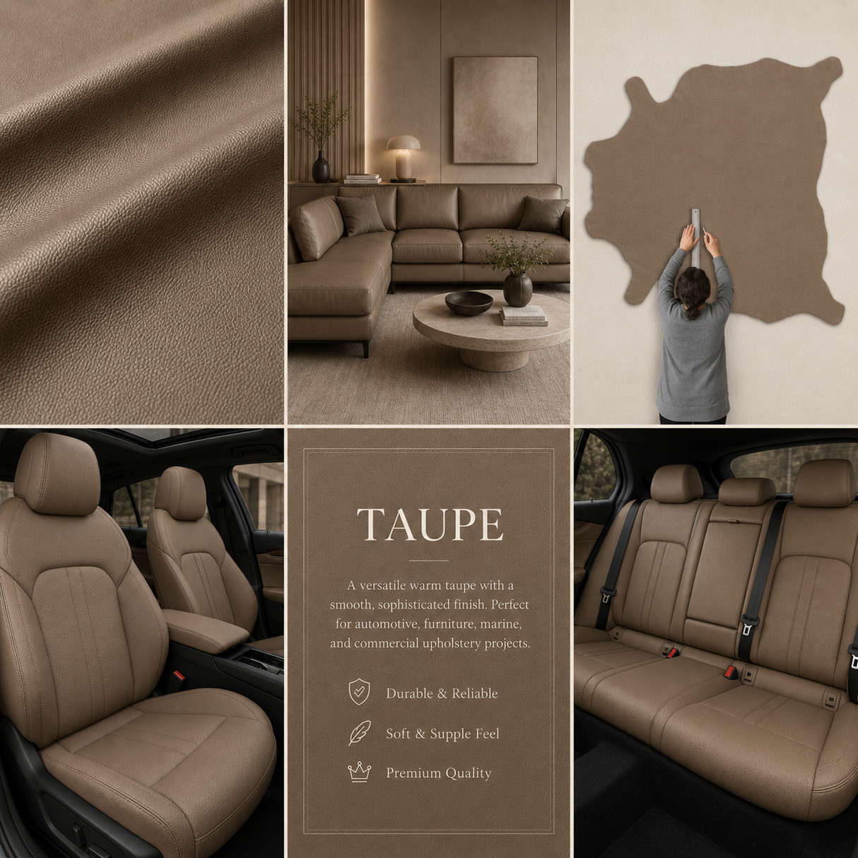 Grade One - Soft Leather Whole Hide - GM (General Motors) Automotive - Meridian Furniture Upholstery