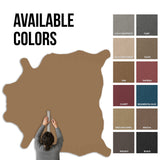 Grade One - Soft Leather Whole Hide - Tan Beige ($3.50/Sqft)